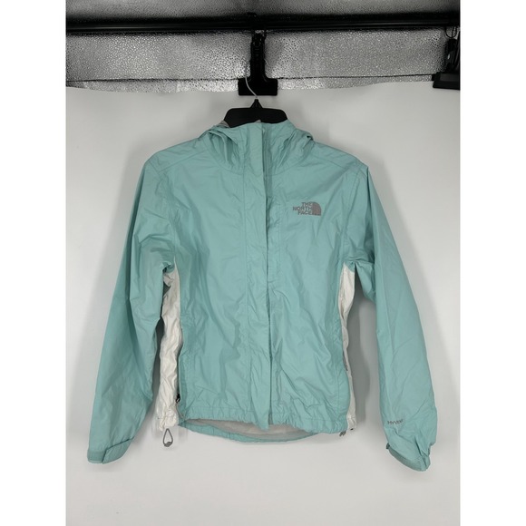 The North Face Other - The North Face HyVent Waterproof Rain Jacket Womens XS Teal Hooded Windbreaker